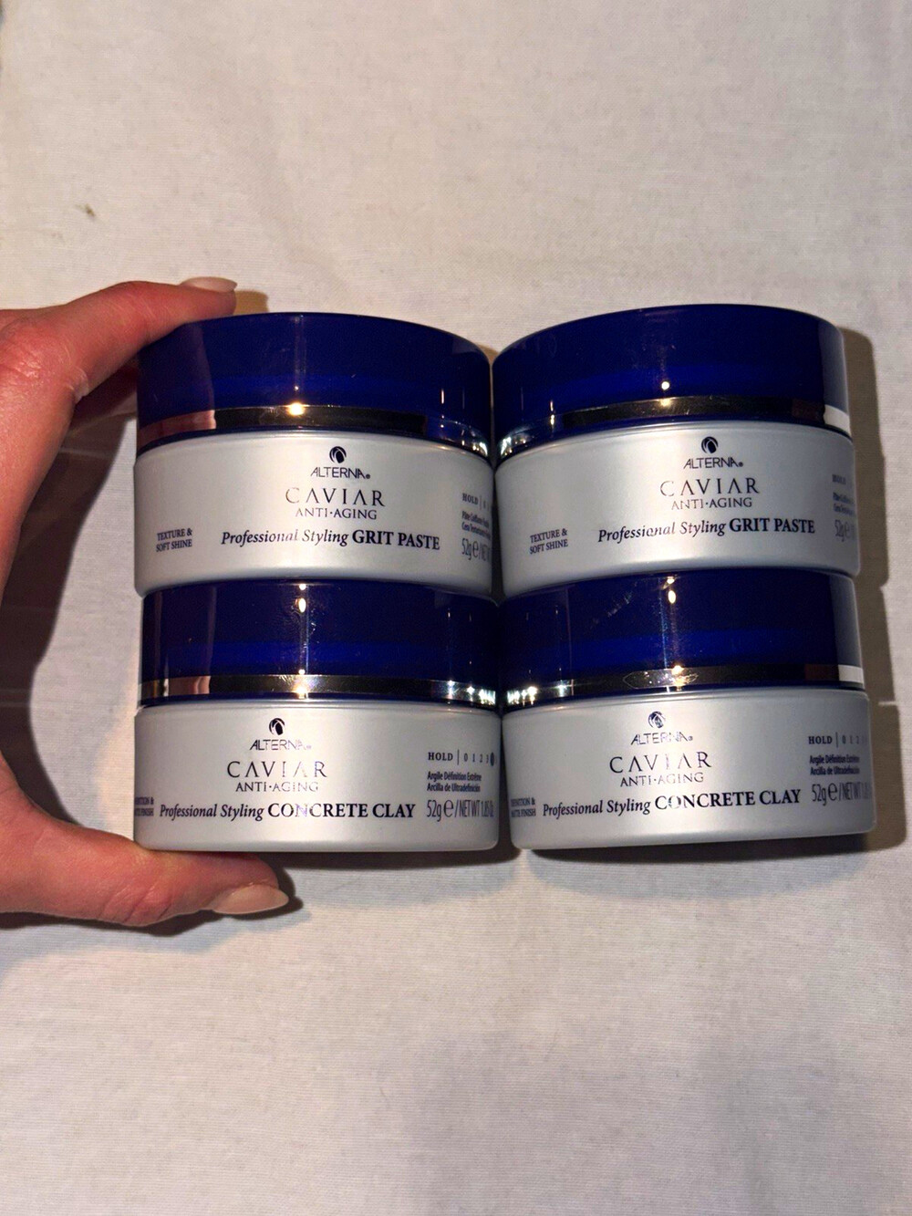 ALTERNA Concrete Clay & Grit Paste Combo - 4 Pack